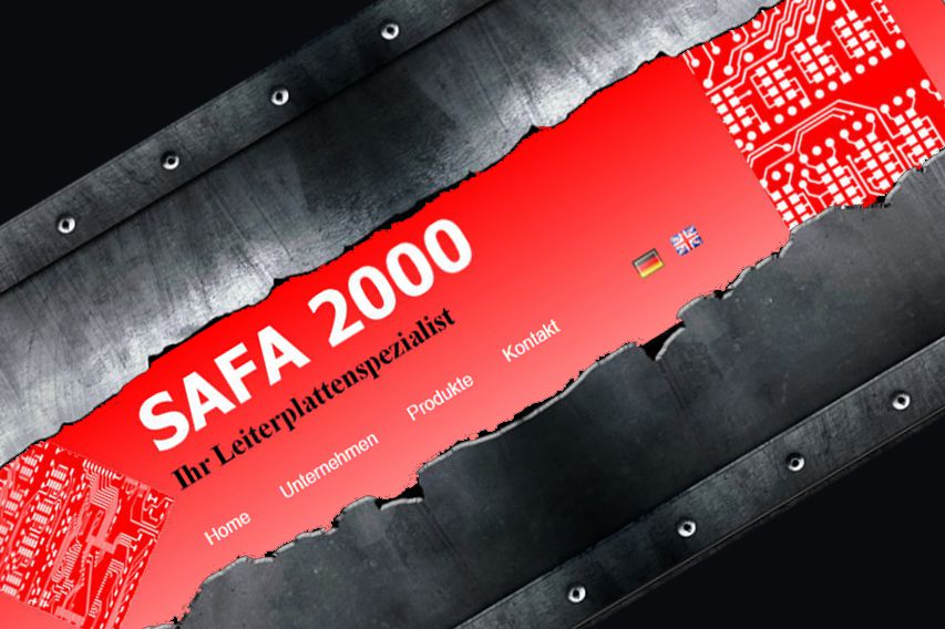 Webseite Safa 2000 GmbH